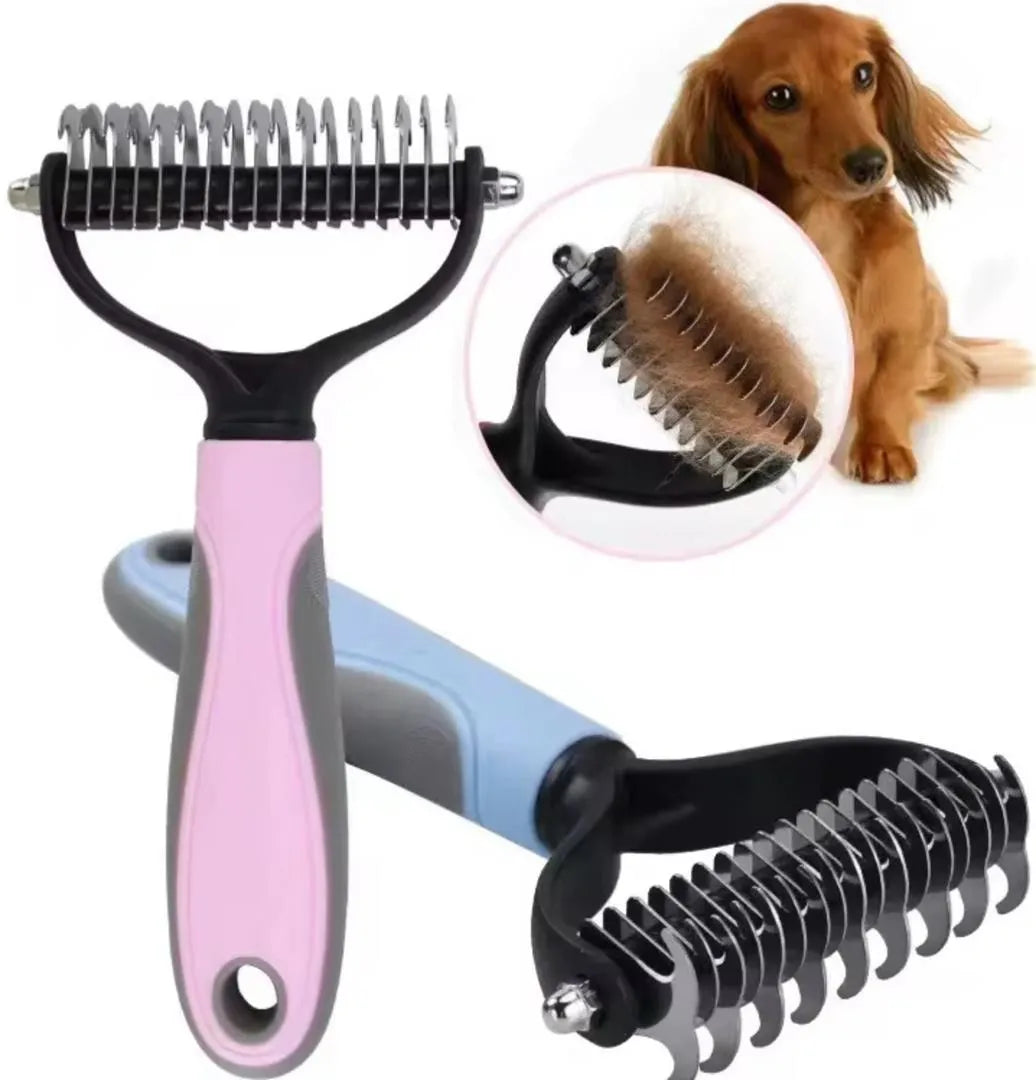 Dog/cat glooming brush portable