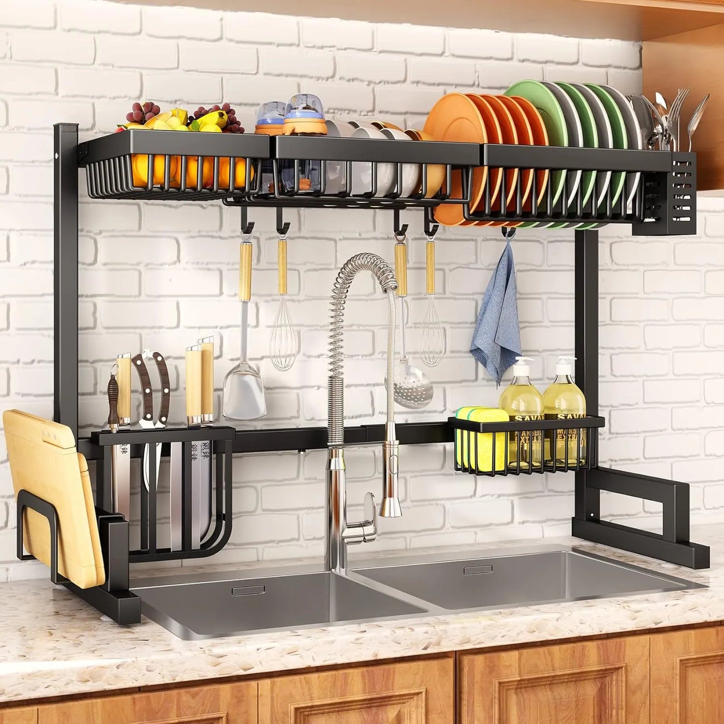 Stainless Steel Kitchen Supplies Storage Rack