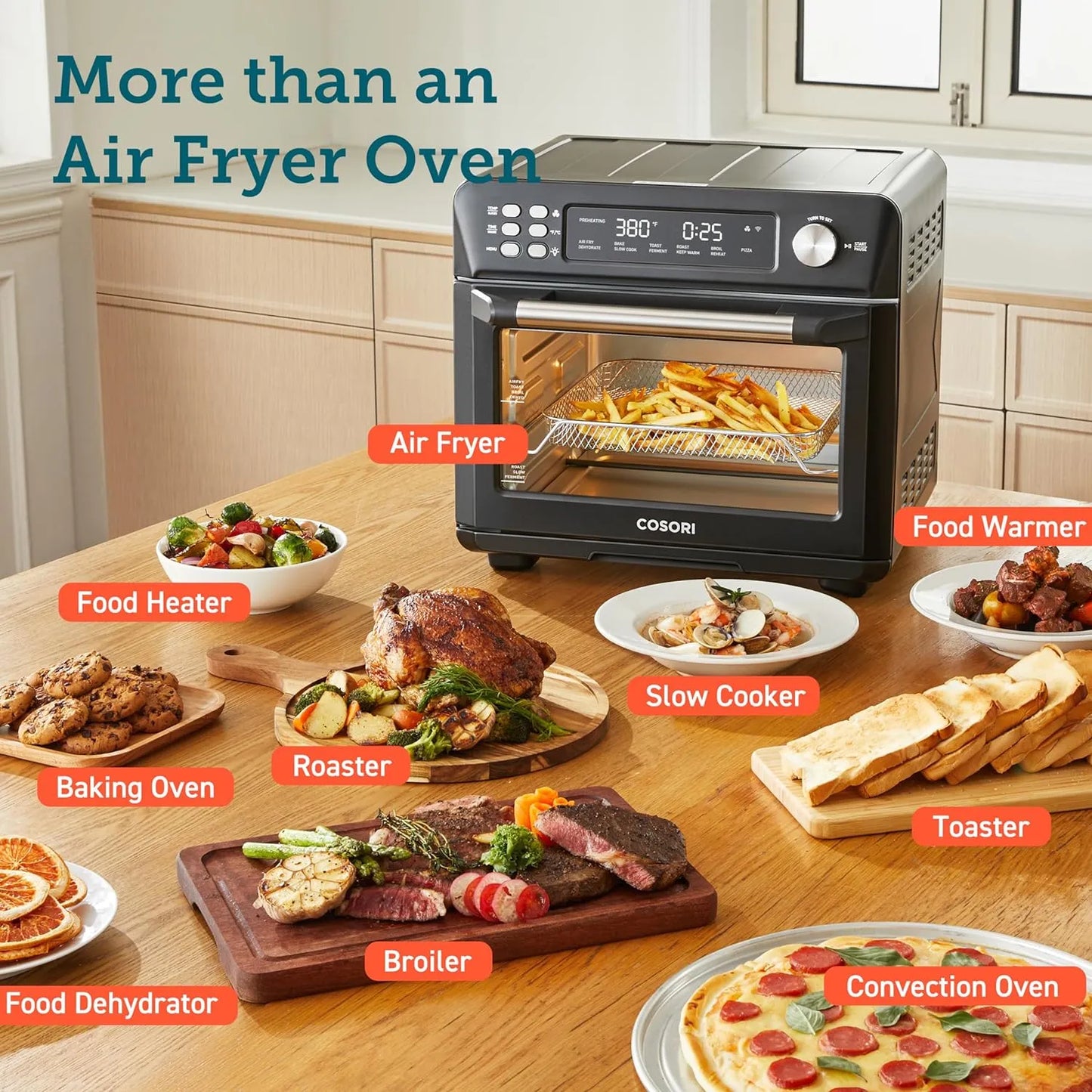 Lucid Air fryer oven 16l capacity