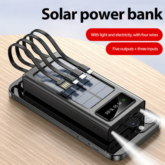 20000mah solar & Electrc power bank