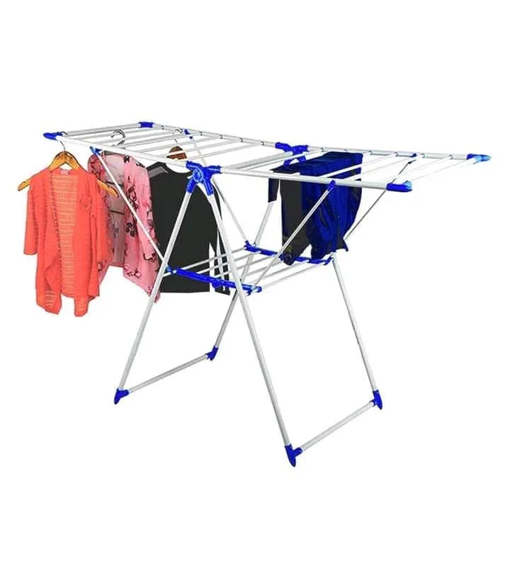 Plastic cloth hunger rack foldable