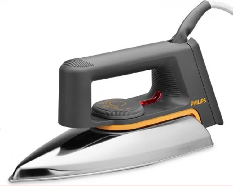 Philips Original Classic Dry Flat iron Linished Soleplate HD1172 – 1000 Watts – Grey/Silver