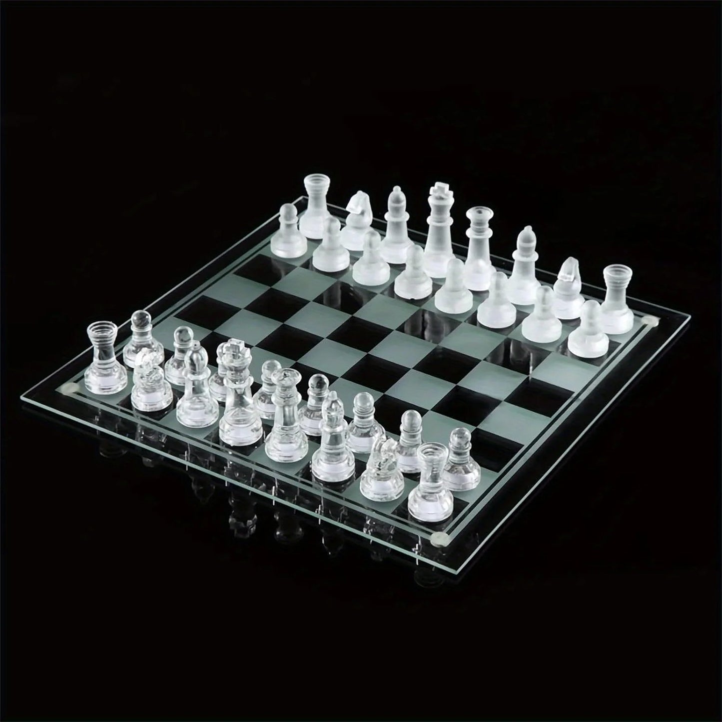 Glass Chess Set Premium Quality