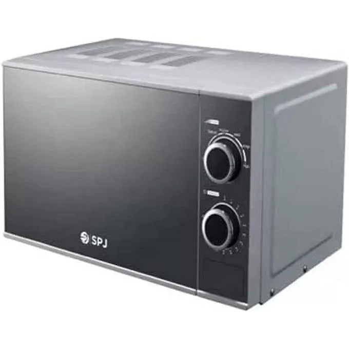 SPJ 20L High Tech Mirror Door Microwave Oven – Sliver