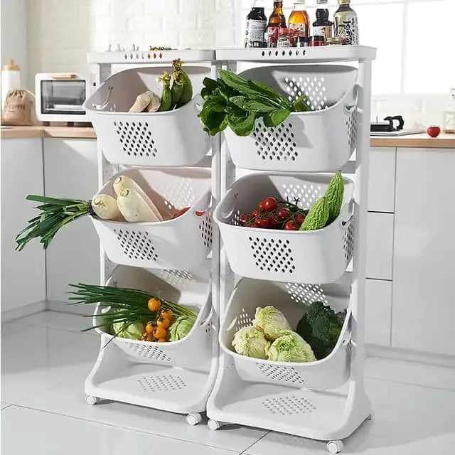 Home /restaurant kitchen rack with 3 tiers