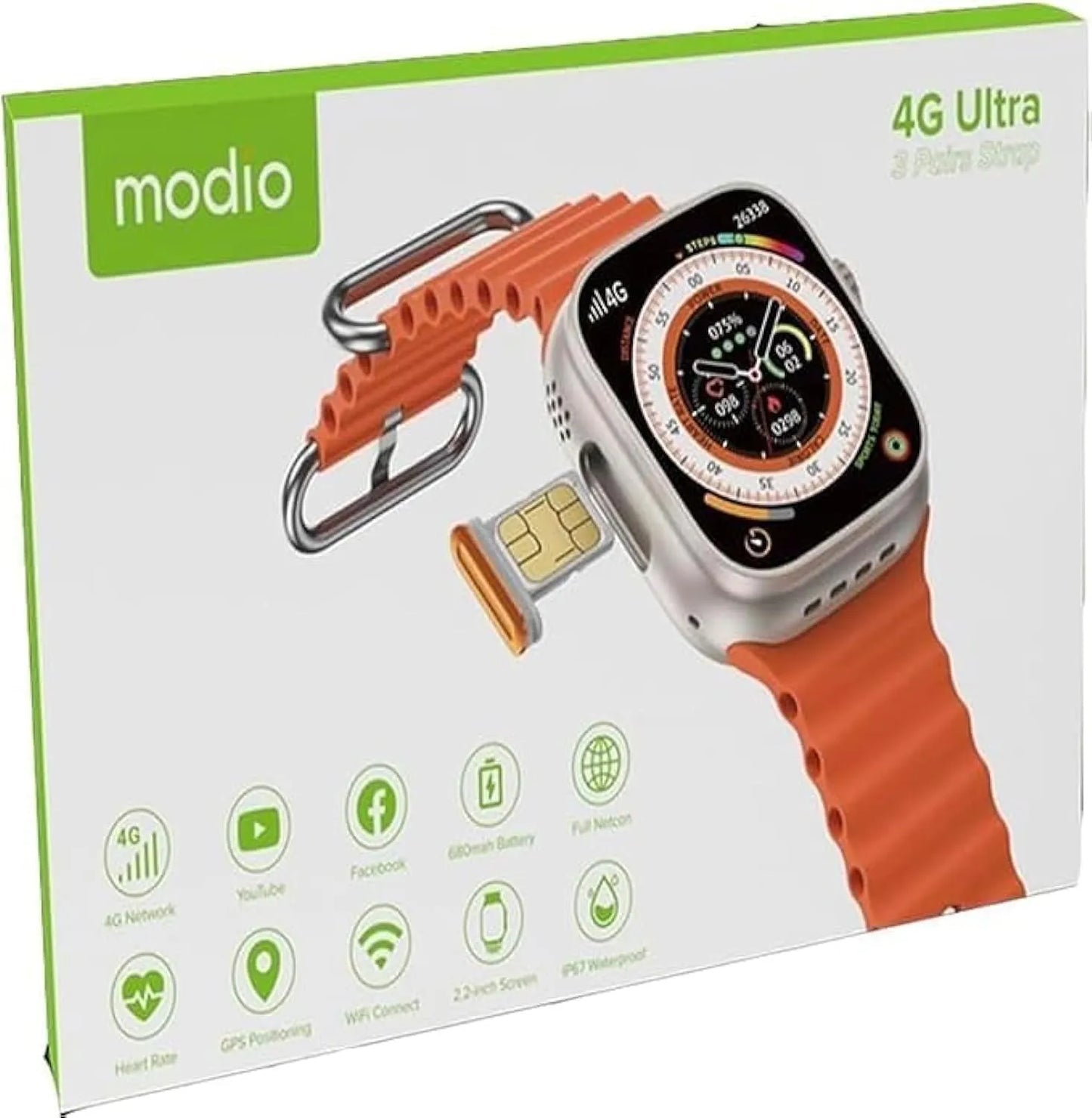 TheMohrim Modio 4G Ultra: The 2.2 Inch HD Display Smartwatch Revolution