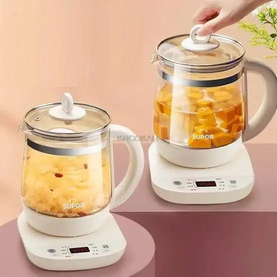 Smart cooking kettle , transparent with timer