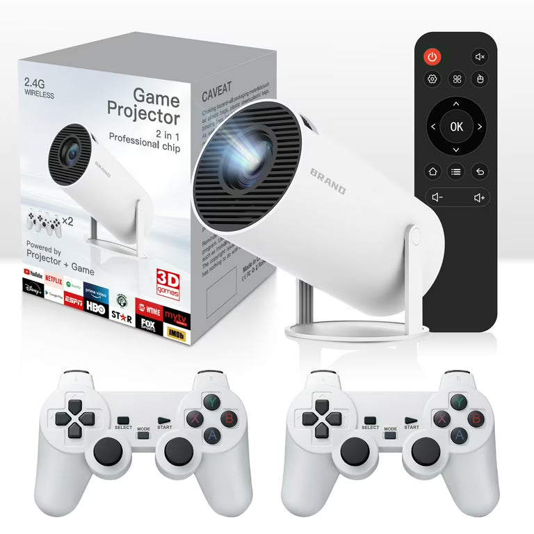 Portable HD Smart Projector with games