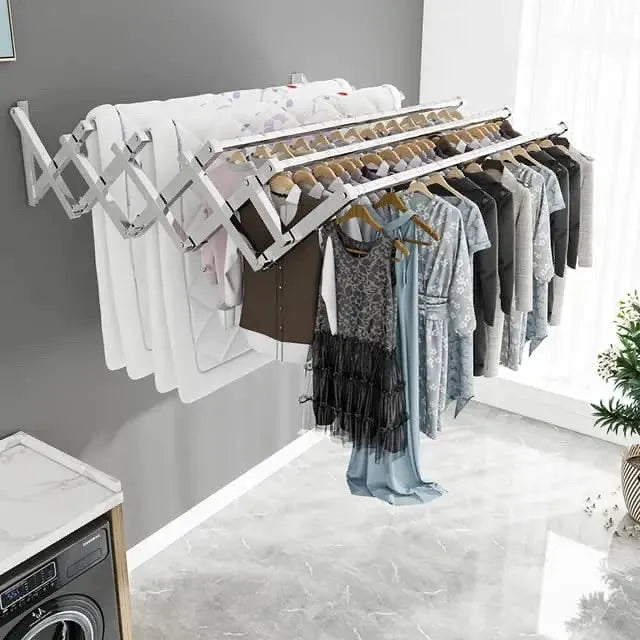 Home unit hanger cloth wall mounted for multiple cloths