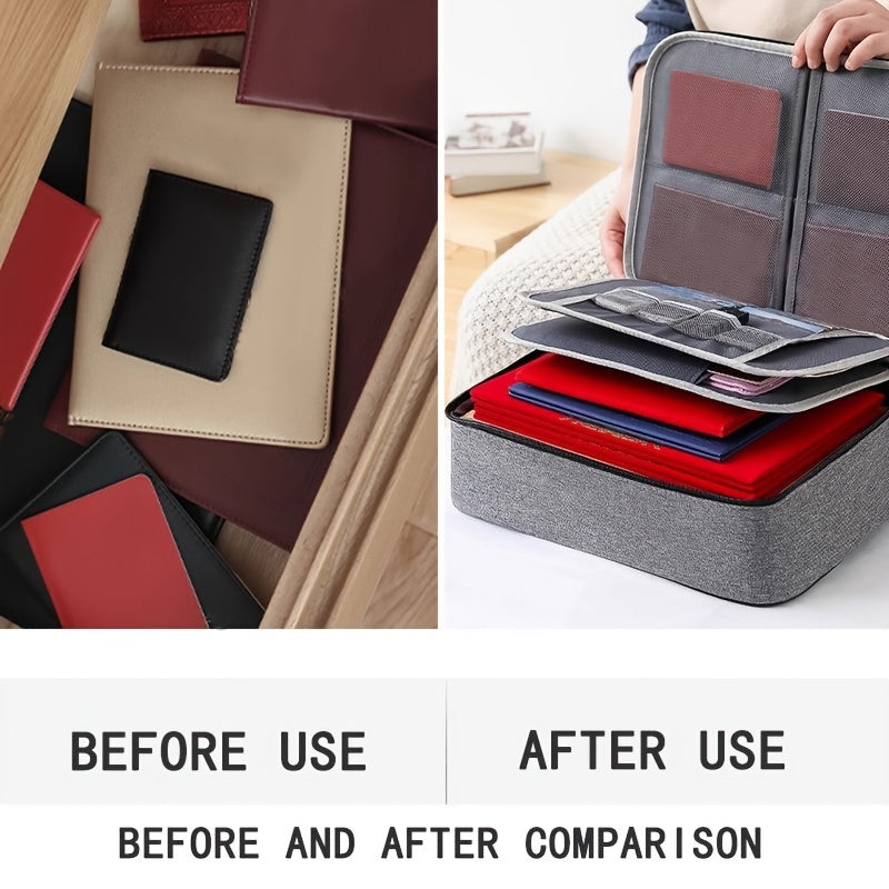 WATER & FIREPROOF Locking Document Bag