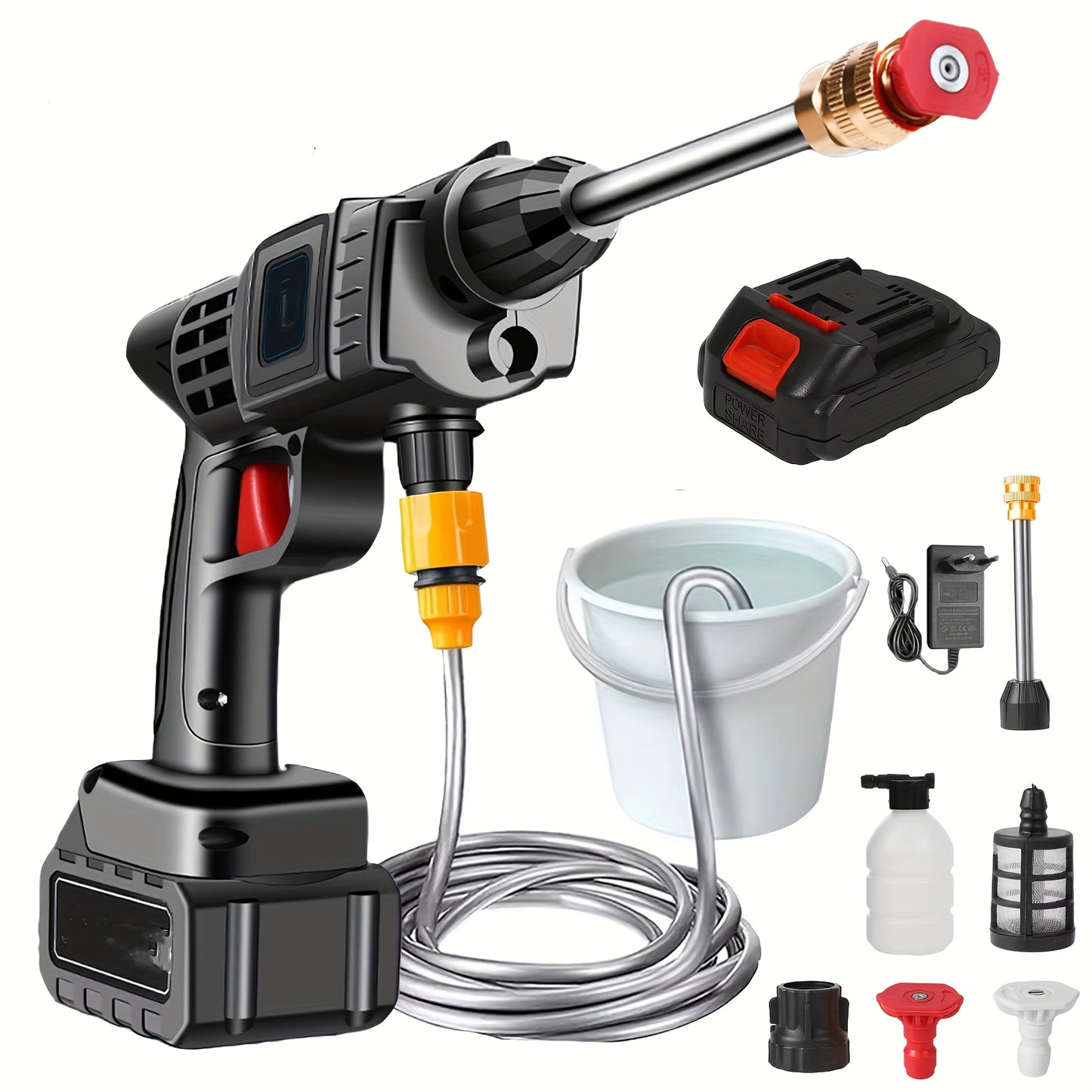 2battery Rechargeable car washer