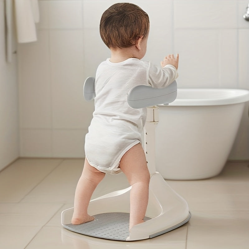 KIDS Adjustable Standing Bath Chair - Height-Adjustable Shower Bath with Non-Slip Feet & Sturdy