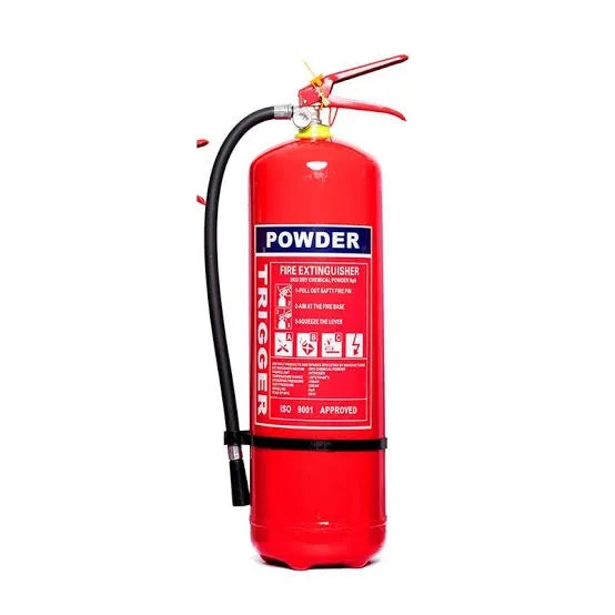 Fire extinguisher 9kg , 6kg , 4kg ,2kg powder with pressure gauge with pipe