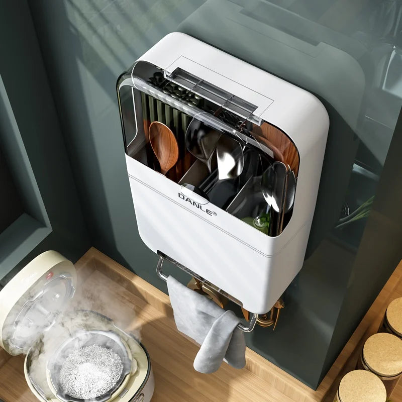 Free Wall-Hanging Kitchen Storage Rack