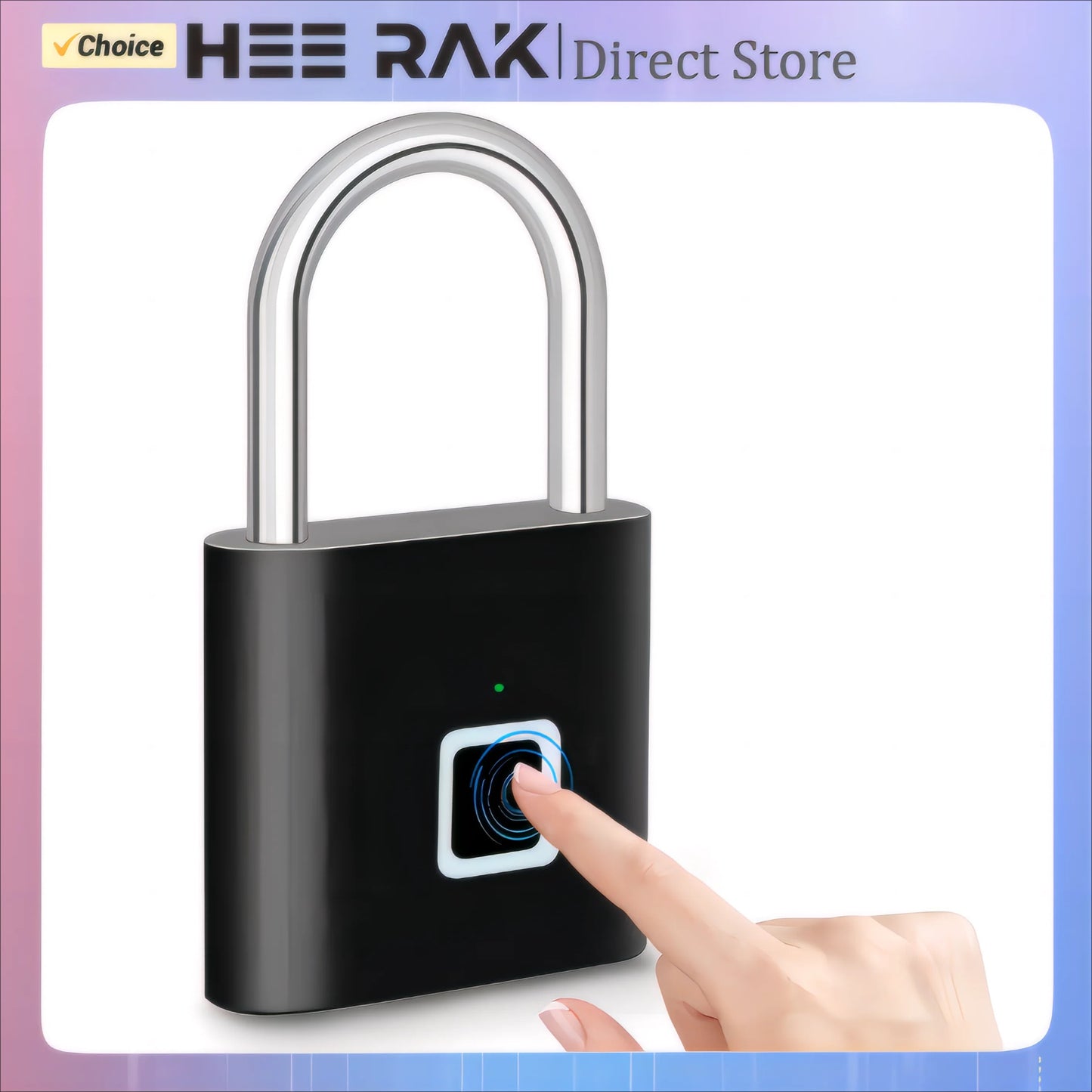 Smart finger print padlock