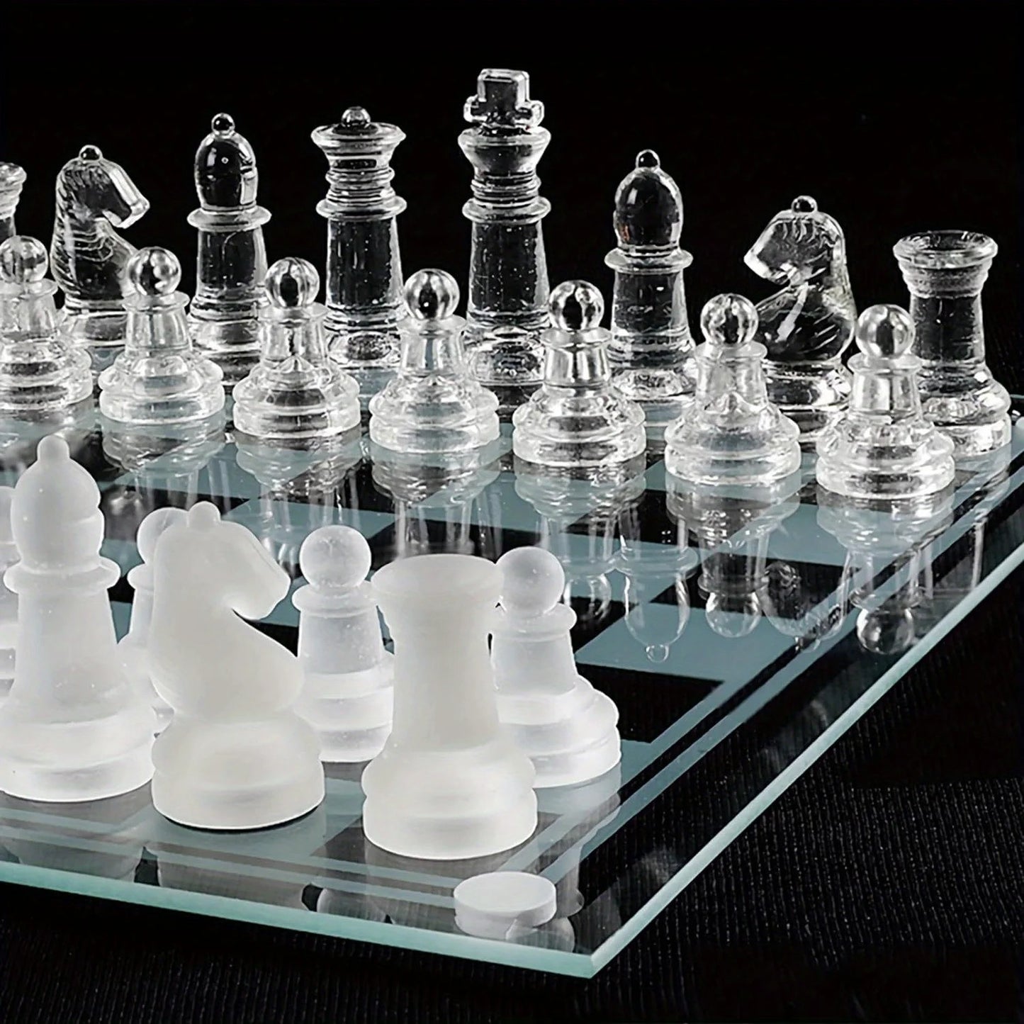 Glass Chess Set Premium Quality