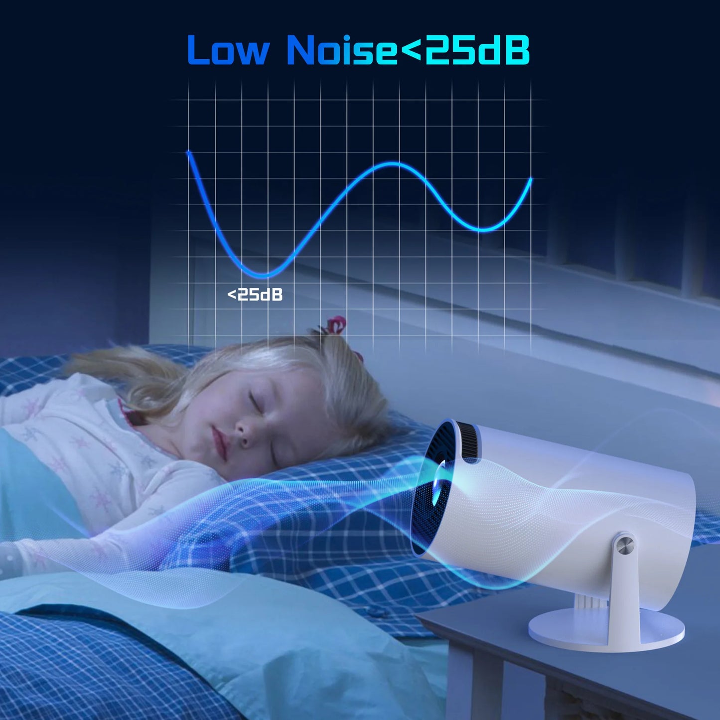 Portable HD Smart Projector with games