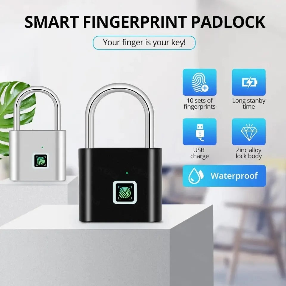 Smart finger print padlock