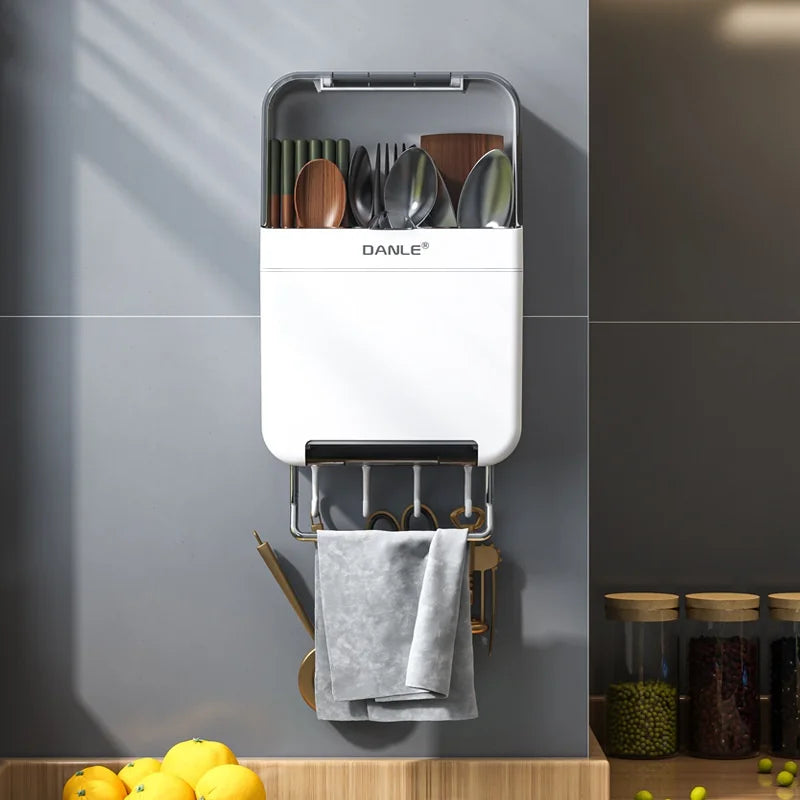 Free Wall-Hanging Kitchen Storage Rack