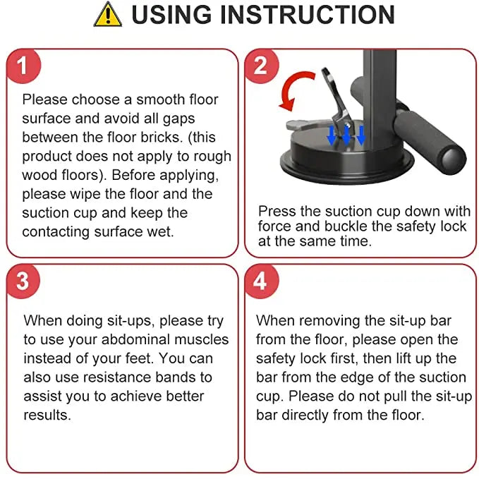 Adjustable Abdominal Muscle Sit up bar